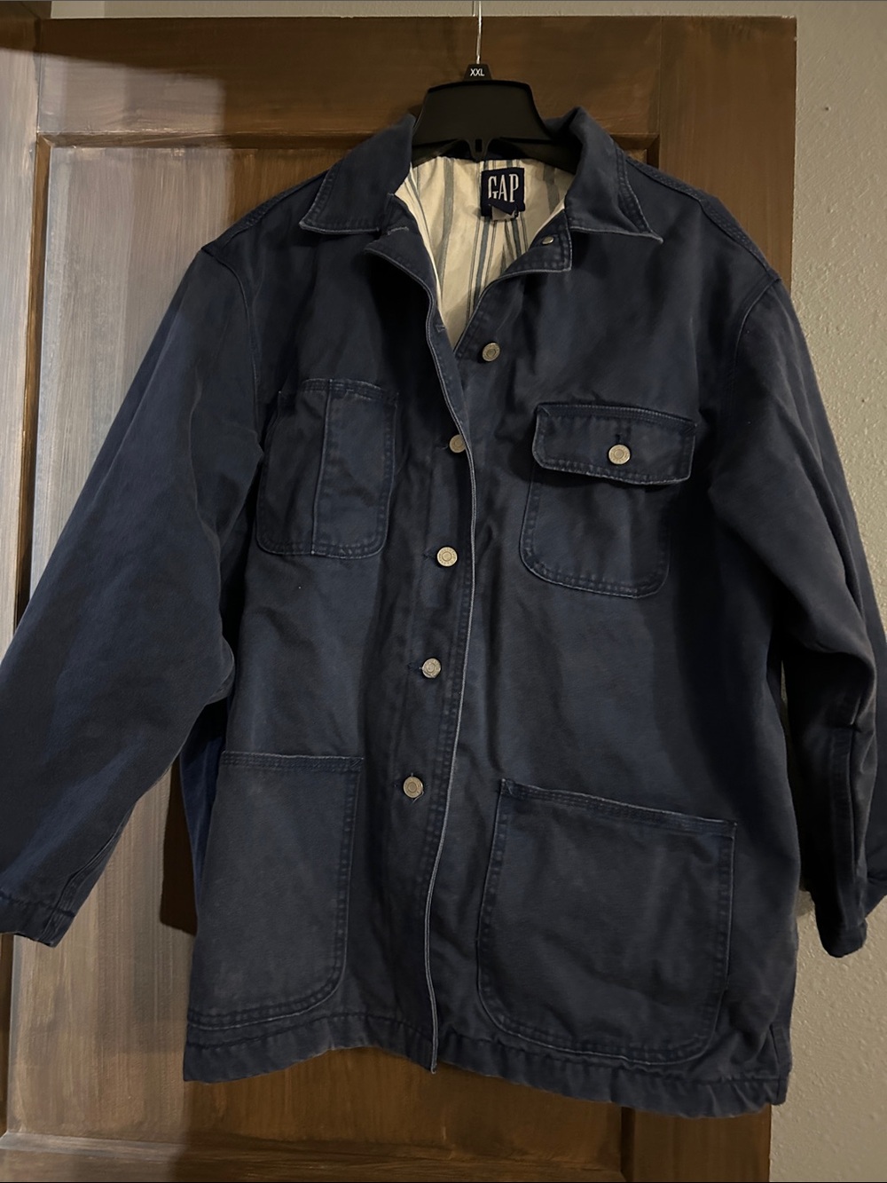GAP Women’s Dark Navy Utility Chore Jacket